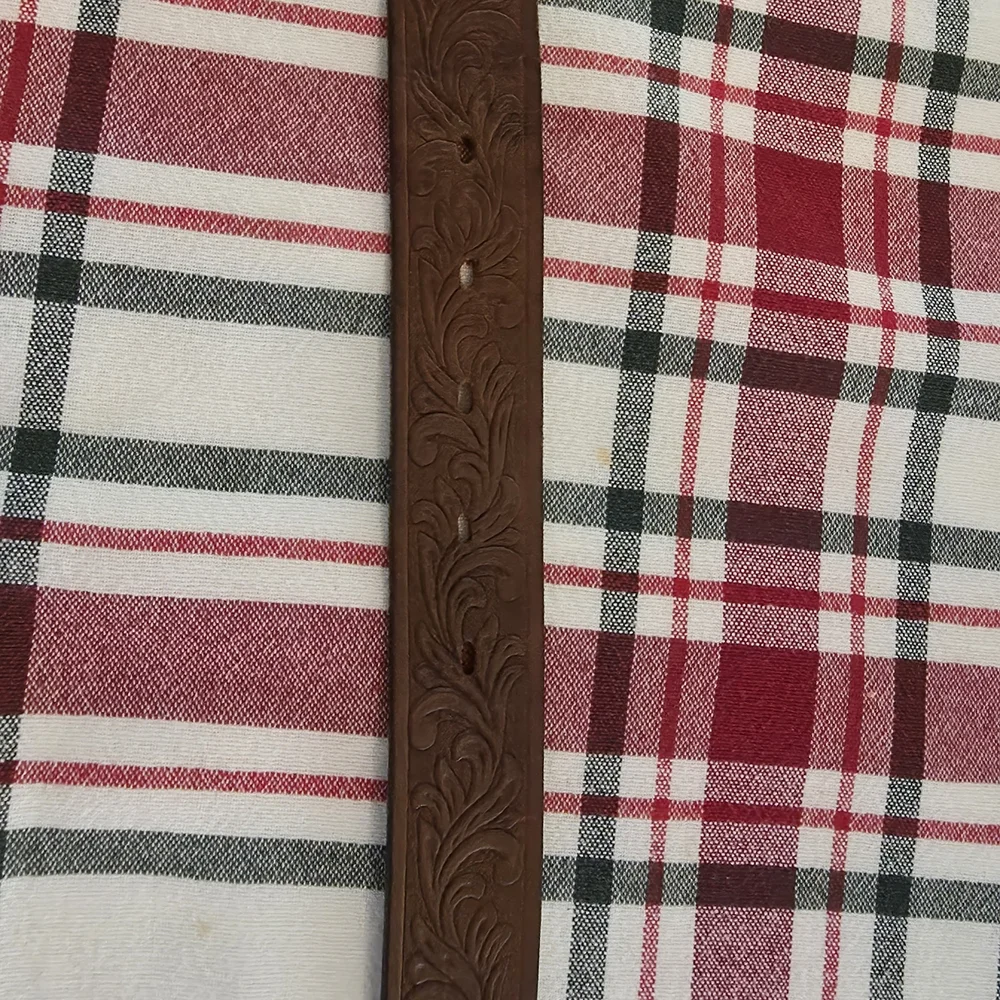Silver Western Longhorn Belt Buckle And Genuine Leather Belt Kids